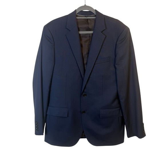 J.Crew Ludlow Tollegno 1900 Dark Blue Italian Wool Suit Jacket Size 40R NWOT - Picture 2 of 8